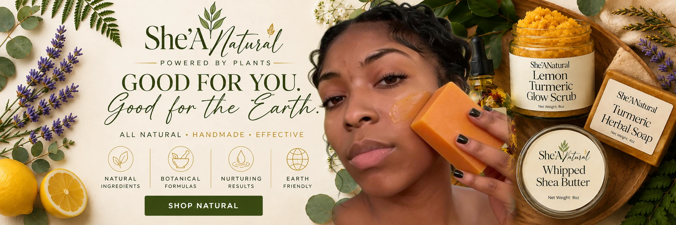 She'A Natural — powered by plants