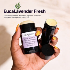 ✨ MEET EucaLavender Fresh ™ — SHE’ANATURAL’S NEW NATURAL DEODORANT 🌿Freshness meets self-care. 🤍 Introducing Pure Aura™, a naturally inspired deodorant made with a nourishing blend of shea butter, eucalyptus, lavender, arrowroot, and baking soda. 🌿 Fresh eucalyptus 💜 Soothing lavender 🥥 Nourishing shea butter ✨ A simple, feel-good addition to your daily routine Because smelling good should feel natural, clean, and luxurious. PURE AURA™ — Freshness, the She’ANatural way. #SheANatural #PureAura #NaturalDeodorant #NaturalBodyCare #SelfCareRitual #EucalyptusAndLavender #CleanBeauty #NaturalSkincare #BodyCare #ShopSmall